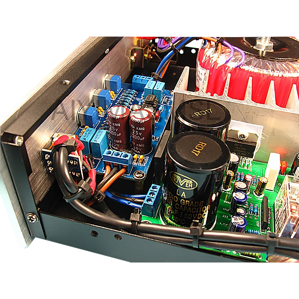 AIYIMA SMSL L-802 TDA7293 роскошный Hi-Fi усилитель с защитой цепи тона 80 Вт 2,0 ALPS16 потенциометр усилитель мощности аудио