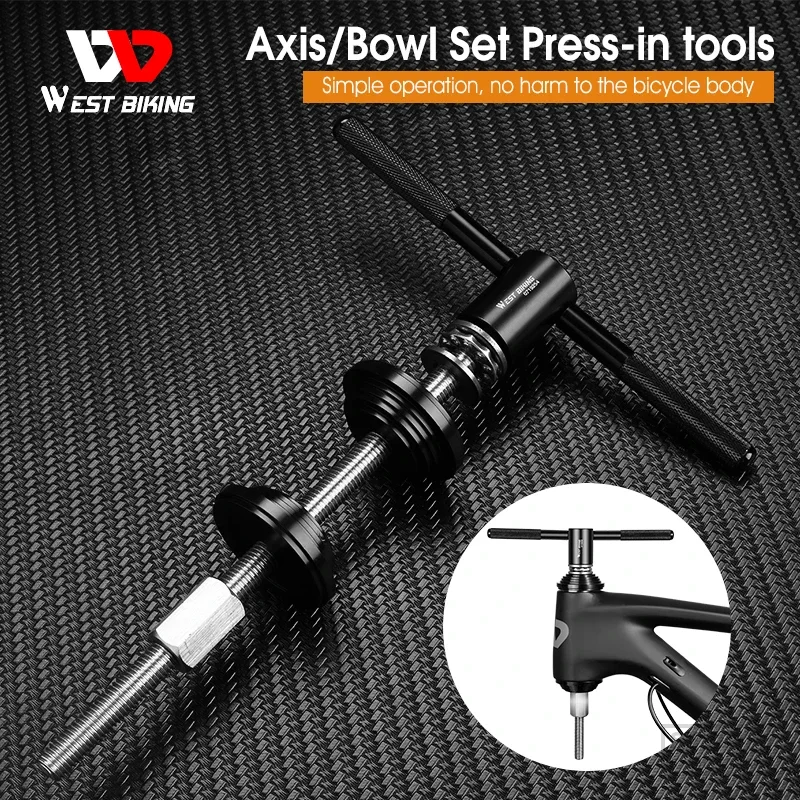 

WEST BIKING Bike Headset BB Bottom Bracket Press Tool MTB Road Bicycle Maintenance Installation Removal Durable Repair Tools