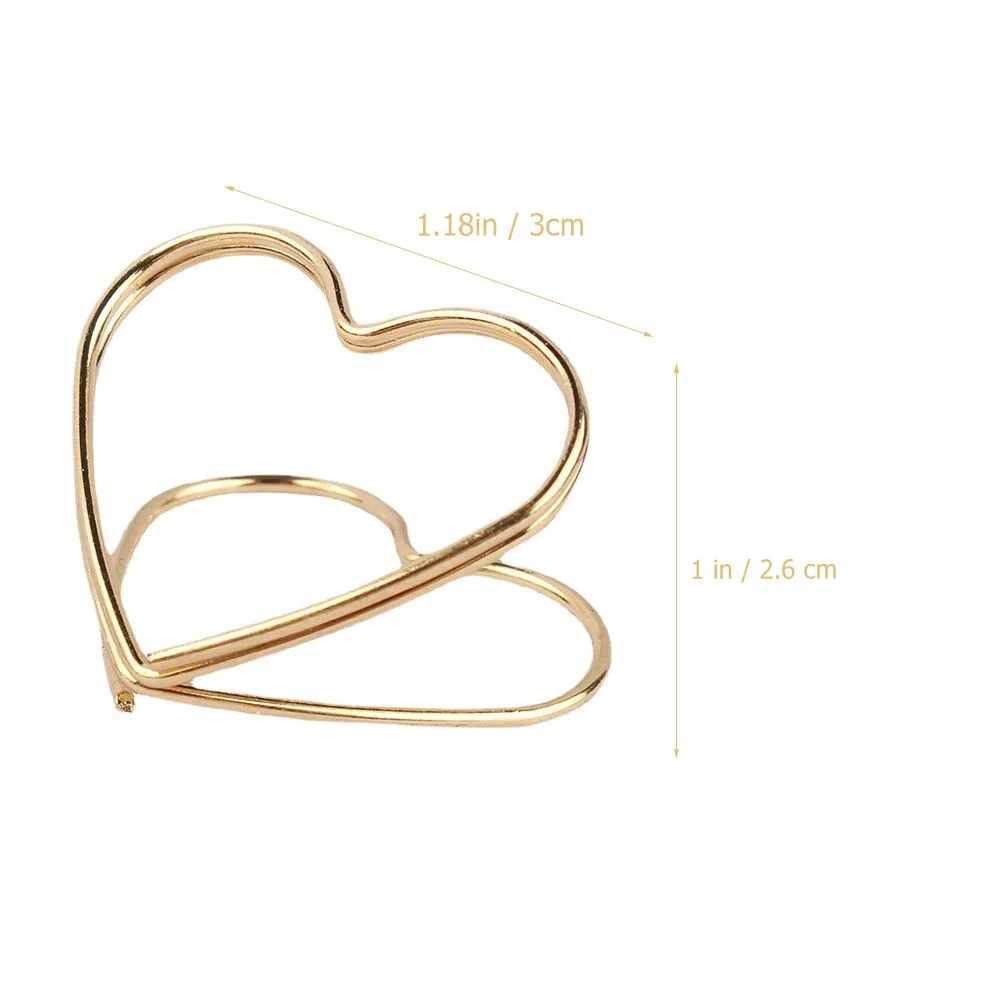 32 Pcs Love Note Holder Wedding Table Card Holders Number Name Cards Photo Metal