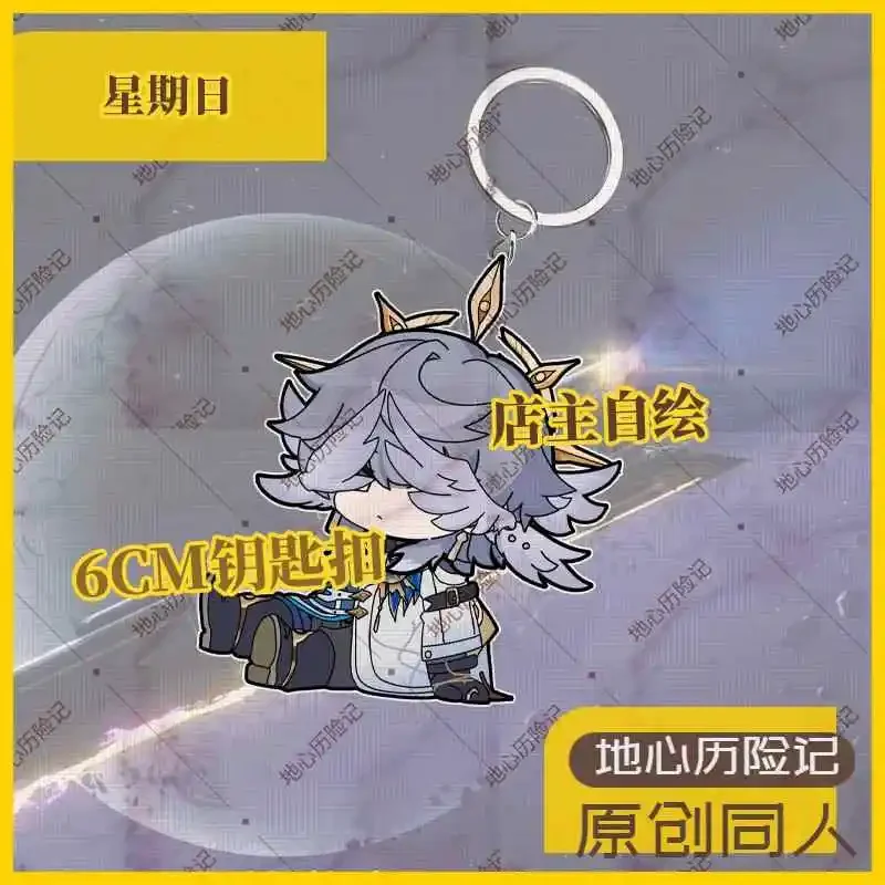 NEW Anime Pendant Decoration Honkai: Star Rail Reca Sunday Rappa Tingyun Fugue Cute Acrylic Keychain Cosplay Keyring Itabag Gift