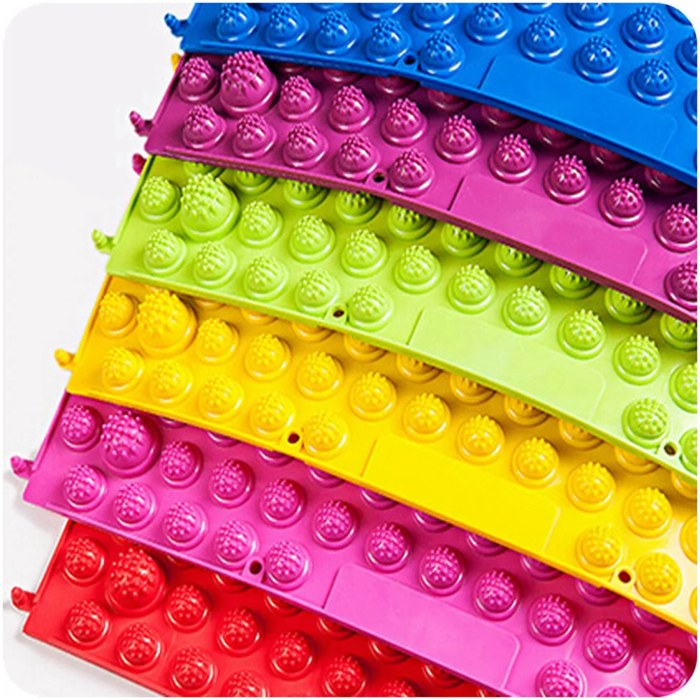 

2Pcs Foot Massage Mats Green Reflexology Pads Stimulate Heel Arch Toes Improve Circulation Relieve Pain Stress Metabolism