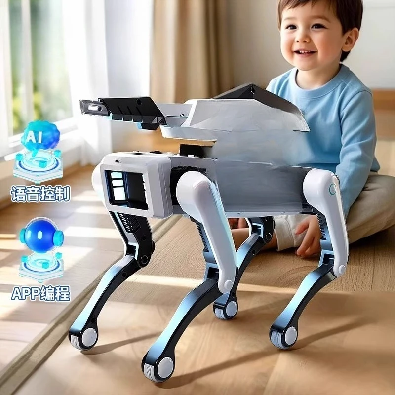 Intelligent artificial machine, dog electric remote control programming robotic arm boy toy