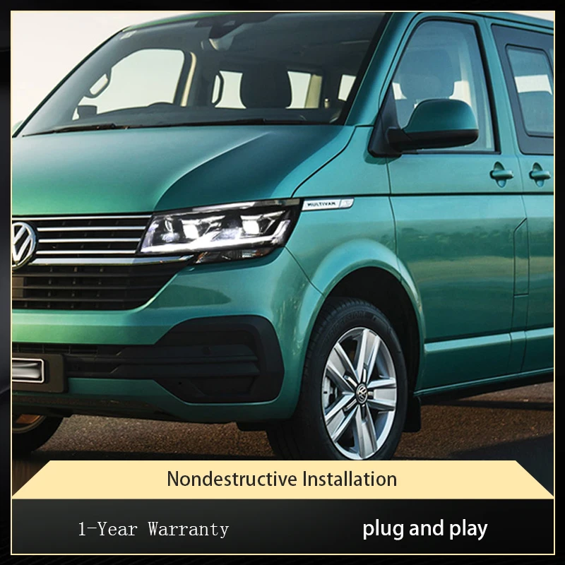 

Автомобильные аксессуары для Volkswagen VW Caravelle T6.1 2019-2022 гг., передняя фара DRL, светодиодные линзы проектора, фары, автомобили, автоматические