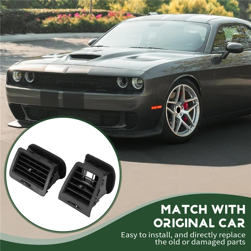 لوحة سيارة LH & RH الجانب A/C مكيف الهواء منفذ الجمعية 1QL40XDVAA 1QL41XDVAA ل دودج تشالينجر 2008-2014 LHD #2