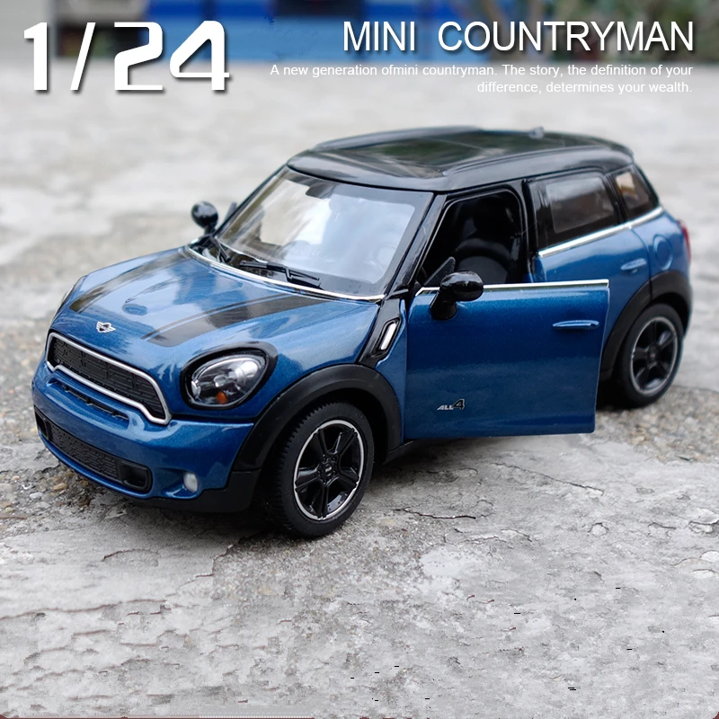 1/24 Mini Countryman Alloy Car Model MINI Coopers Simulation Diecasts Metal Toy Vehicles Car Model Collection Childrens Toy Gift