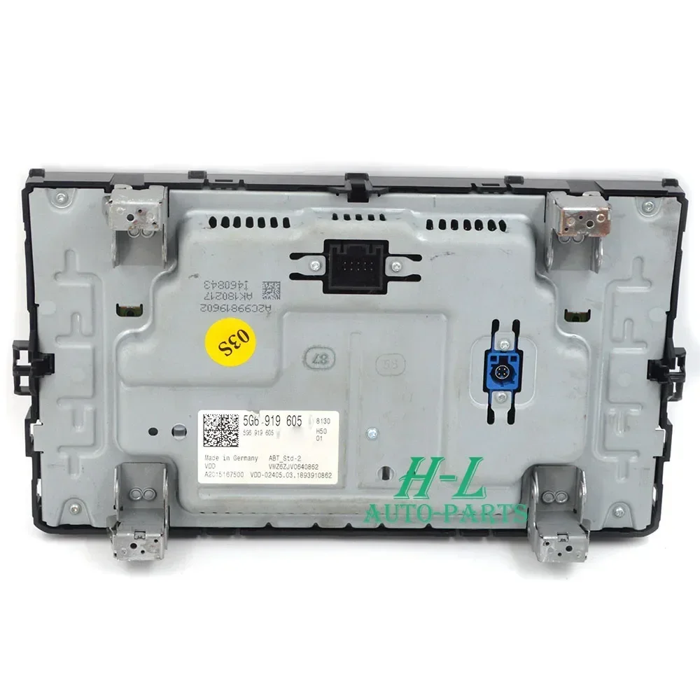 Display Operating Unit Discover Media MIB2.5 Original Eight-inch Glass Screen 5G6919605 for VW Golf 7