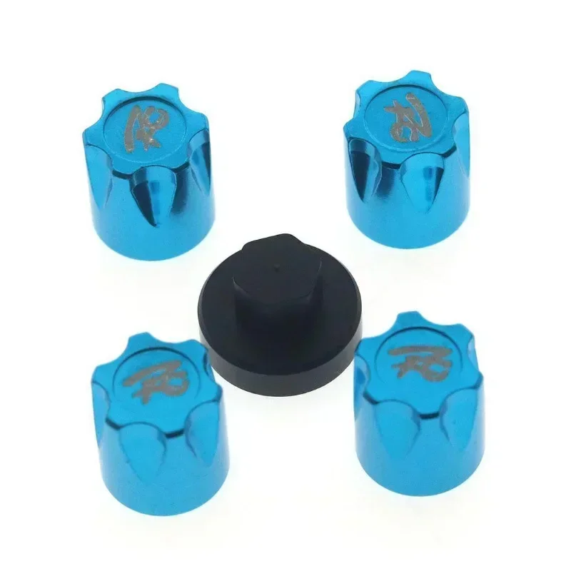 

4PCS CNC Aluminum Alloy M4 Nut Wheel Rim Hat Cap For 1/10 RC Crawler TRX4 TRX6 D90 D110 SCX10 RC Drift Tamiya Yokomo HPI YD-2