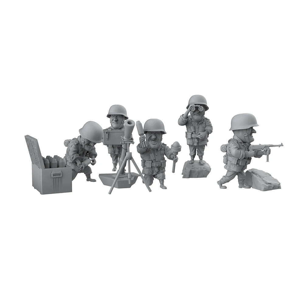 

SSMODEL SSRQ003 1/72 1/35 1/144 Q-Версия оригинальный солдат артиллерийской группы для пяти человек