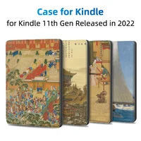 Funda protectora Kindle adecuada para Kindle paperwhite 12a generación 7 pulgadas y kindle 11a generación 2024 con funda de desbloqueo con tapa