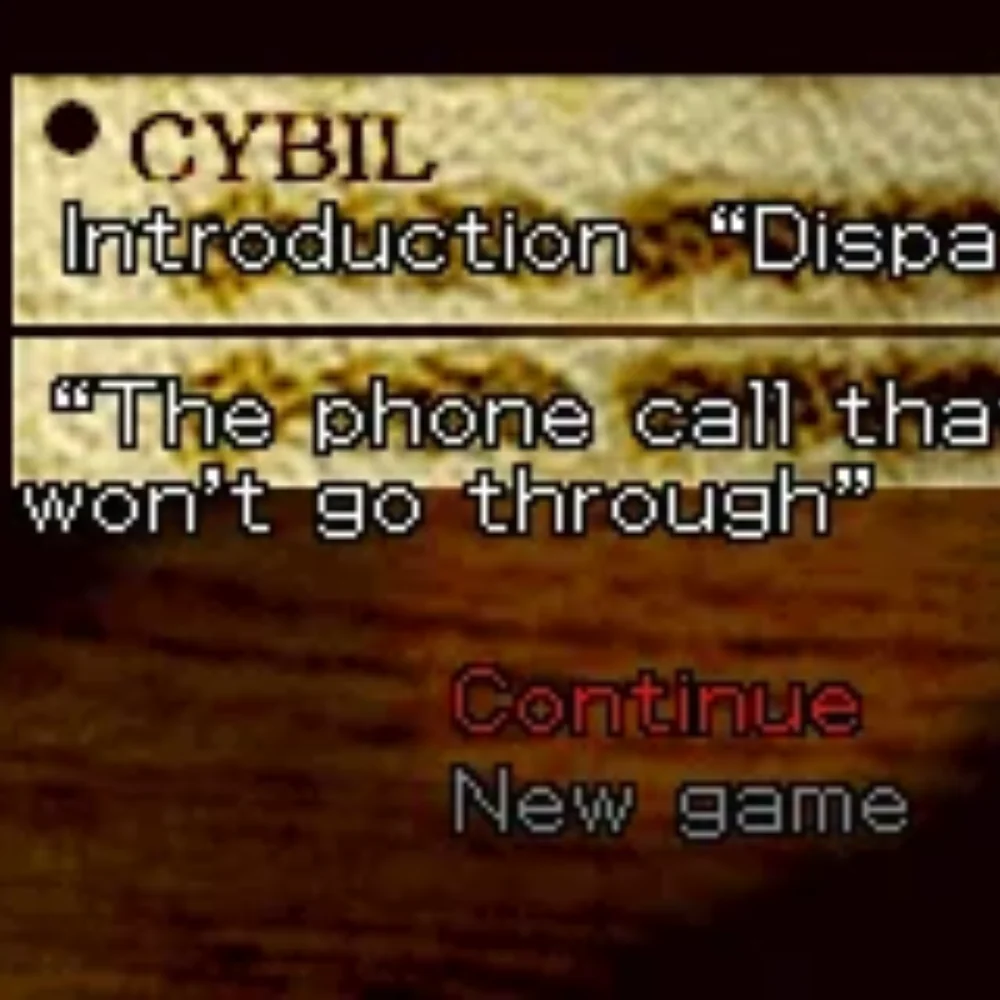 32bit game card : Play Novel - Silent Hill ( Japan Version!! )