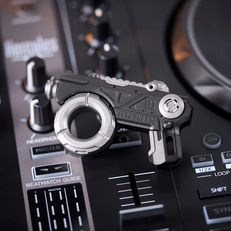 01EDC anillo de caballero espacial prensa giratoria mecánica compuesta de Metal Fidget Spinner descompresión juguete de escritorio regalo