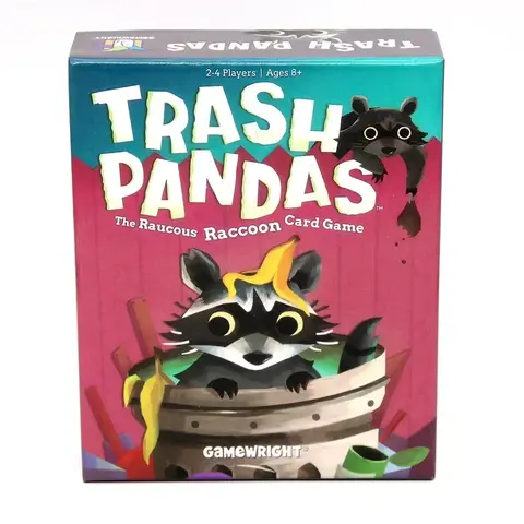 Bilashmart Trash Pandas Board Game Party Family Strategy Game Interesting Card Games (English version)