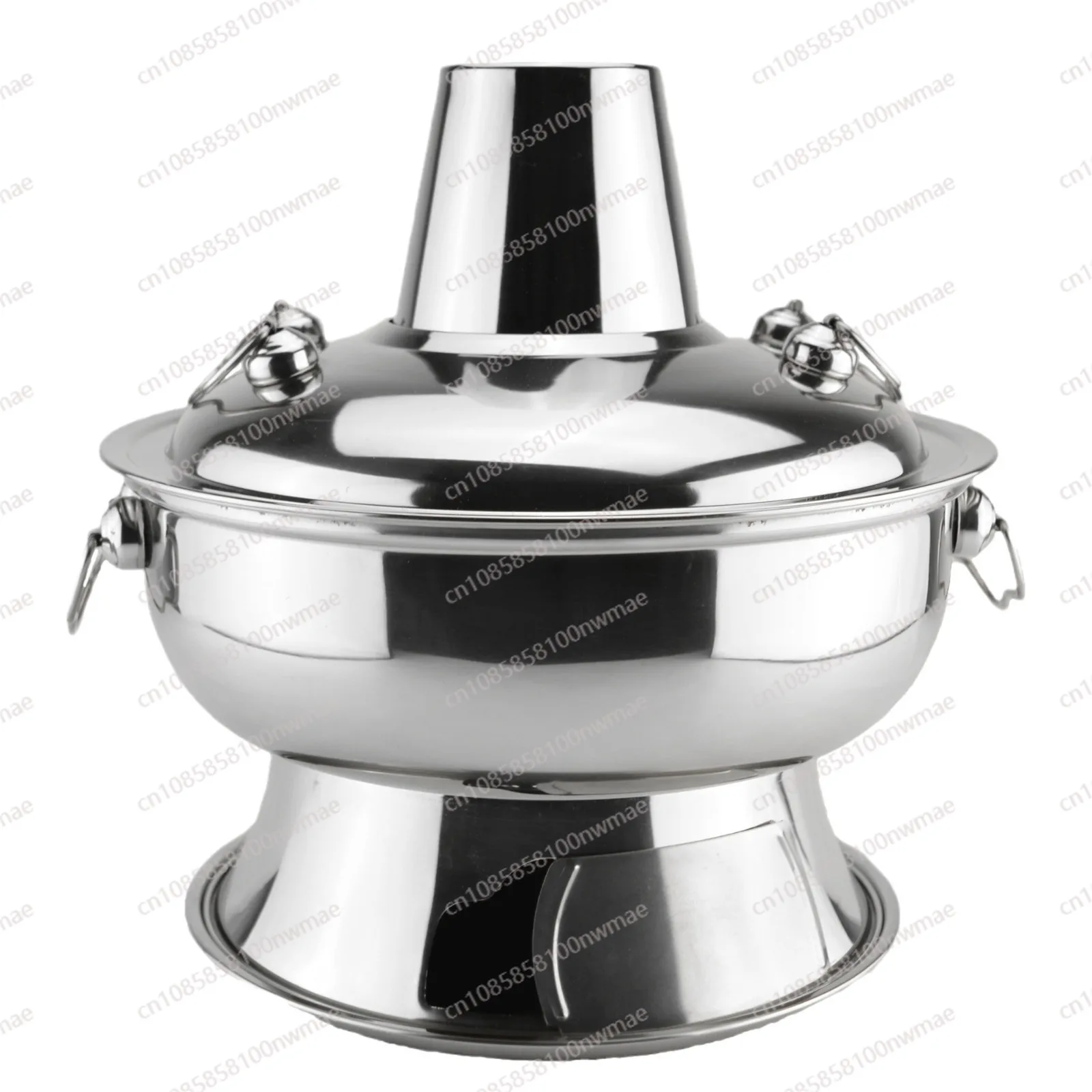

Thickened stainless steel charcoal boiler old Beijing traditional old-fashioned hot pot basin furnace imitation copper