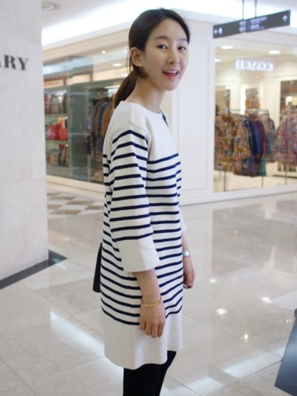 

Женская трикотажная хлопковая юбка в полоску Quali с прямым кроем, свободной талией, для осени и зимы, для повседневной носки