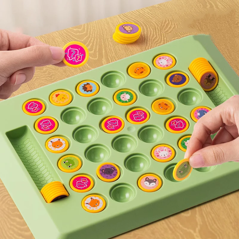 Spaß Gedächtnis Flip Schachspiel Spielzeug Party Eltern-Kind-Interaktion Desktop-Spiele Kinder logisches Denken Gedächtnis kette Schach