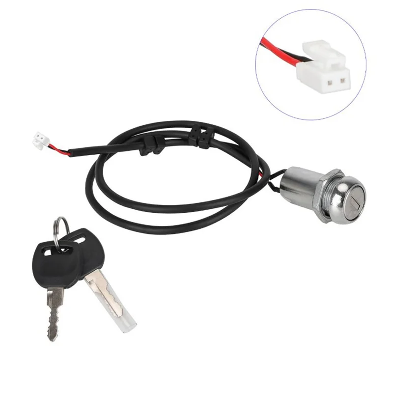 ABJF-구리린 G4 전동 스쿠터용 전기 도어락 (스위치 키 실린더 2개 포함)