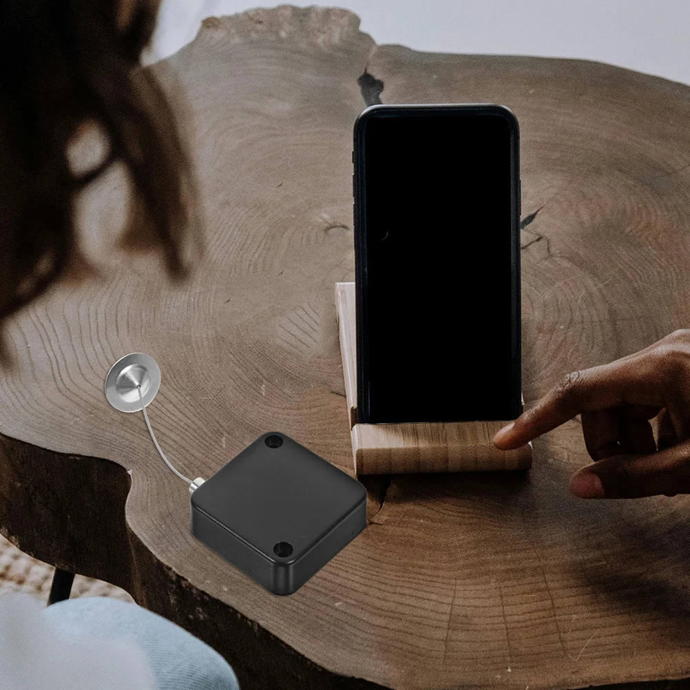 2 قطعة قفل حبل أمان قابل للسحب لمفتاح التحكم عن بعد للكمبيوتر اللوحي مع حبل سلك فولاذي حماية ضد السرقة للمول #6