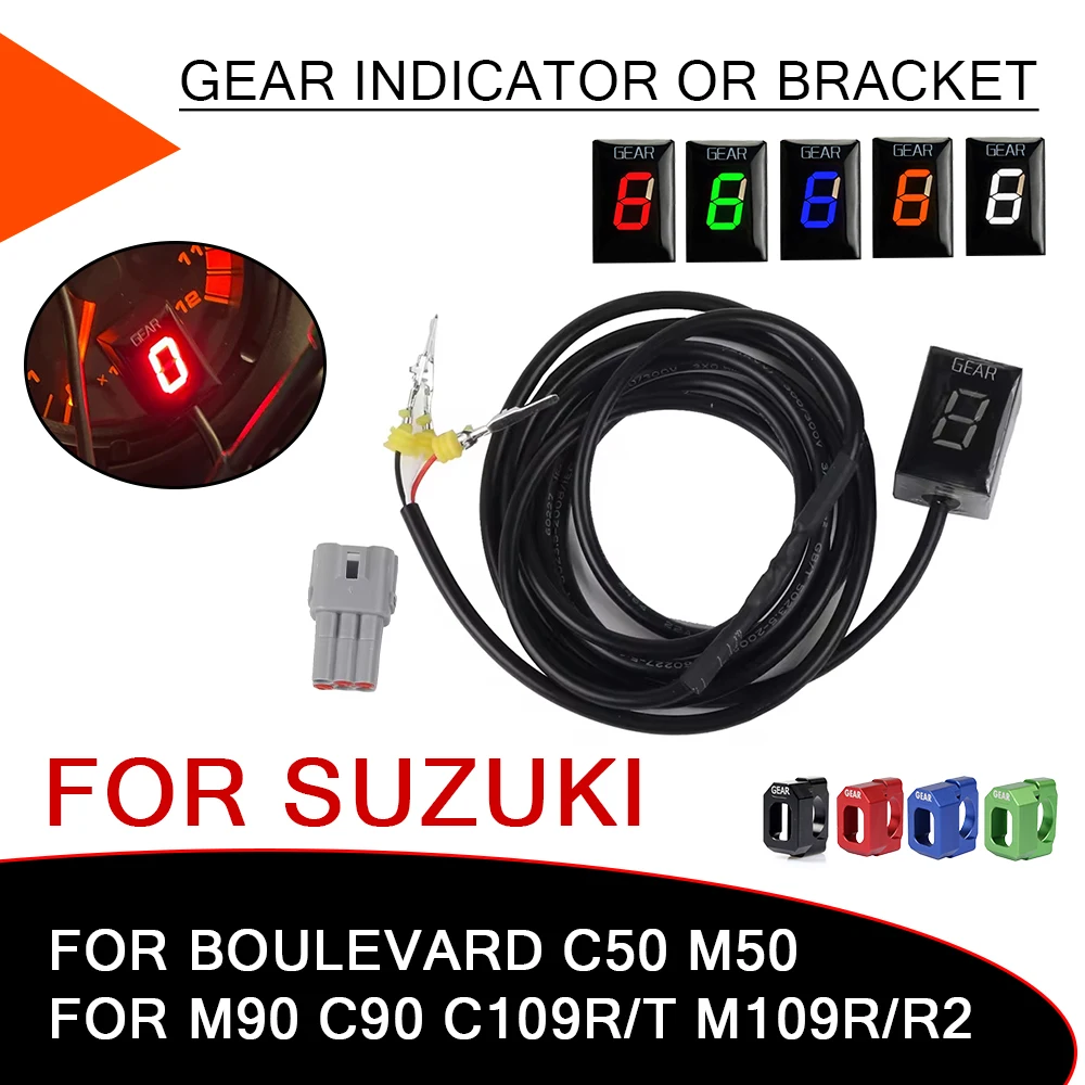 Motorcycle Accessories Gear Indicator Gear Display Meter For Suzuki Boulevard C50 M50 M90 C90 C109R C109T M109R  C109 R M109 R2