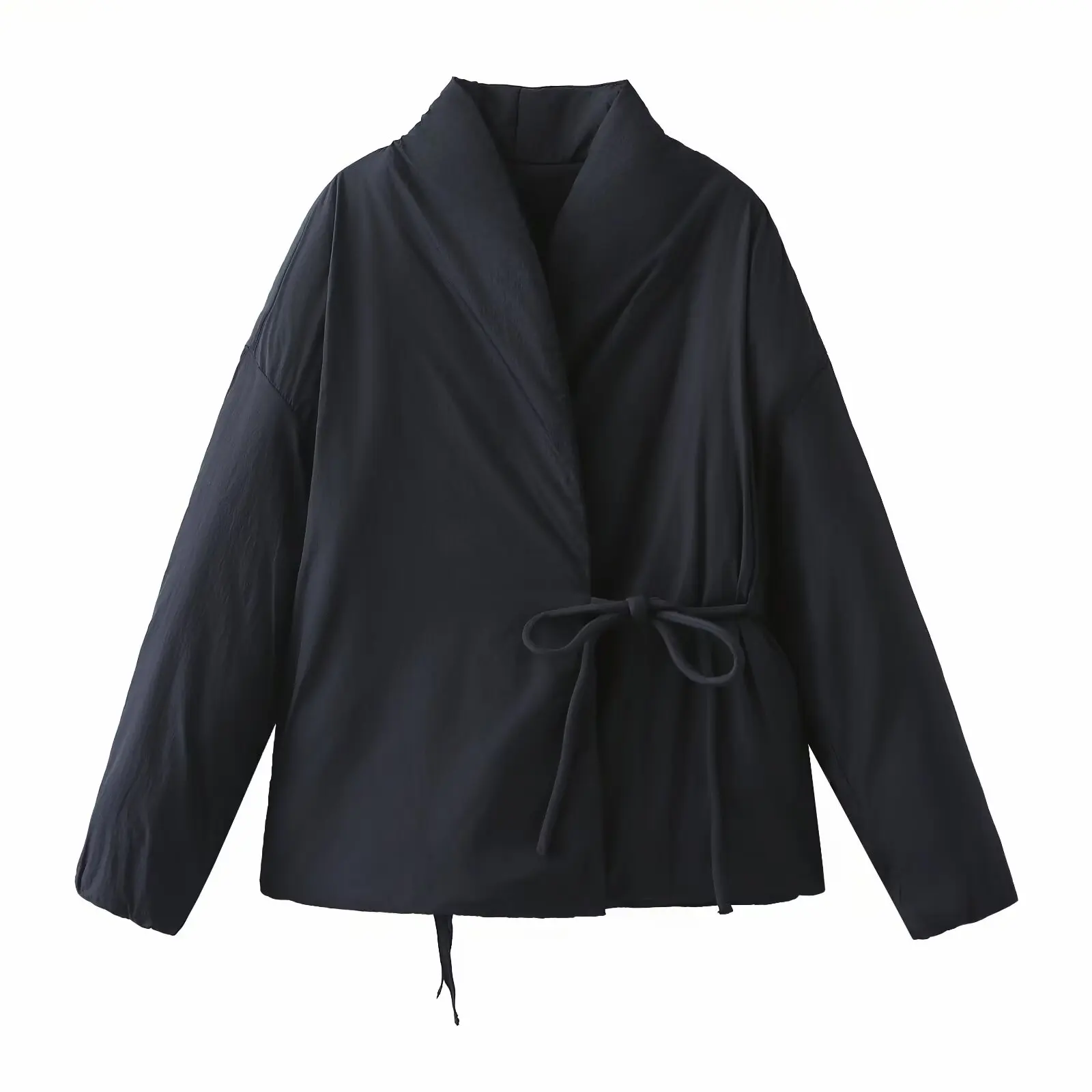 2024 Autumn New Women\'s Clothing Style Fashionable and Versatile Design Sense Double breasted Kimono style Cotton Jacket