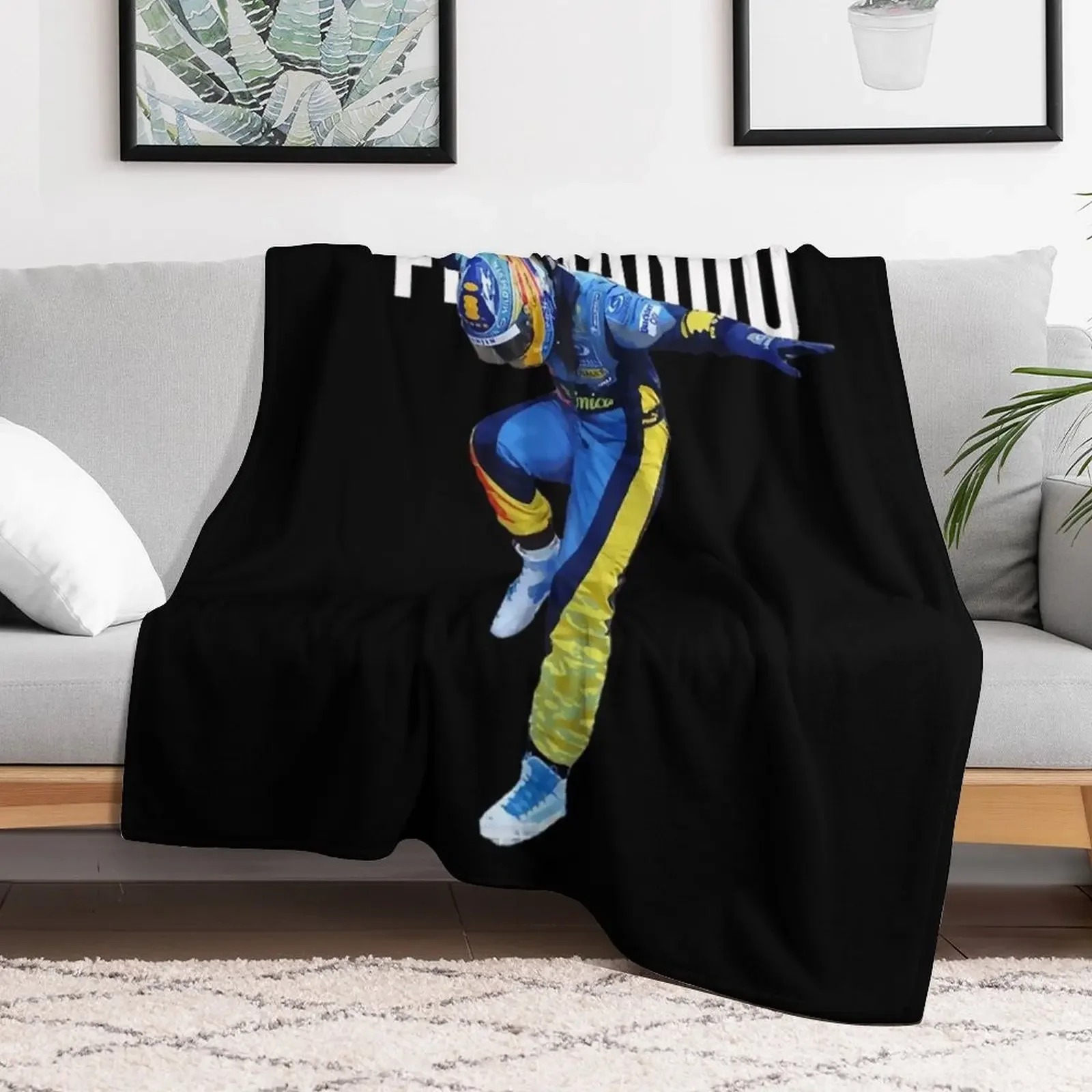 Fernando driver Alonso dance Throw Blanket Soft Breathable Blanket for Night Sleeping