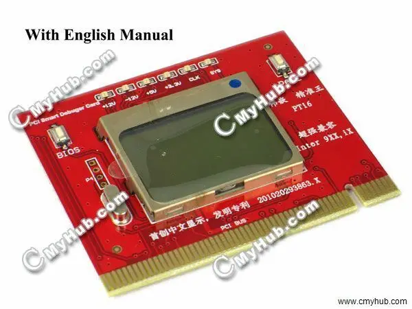 New For PC Mainboard PCI Smart Debuger PTI6 For Intel Diagnostic Analyzer Post Card Tester Repair Tools