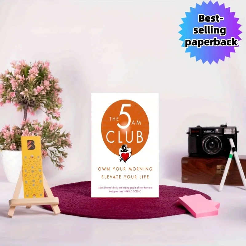 دليل 5 AM ClubMorning كتاب غلاف ورقي ملهم: The 5 AM Club - دليل خطوة بخطوة للتحكم الصباحي والنمو الشخصي #2
