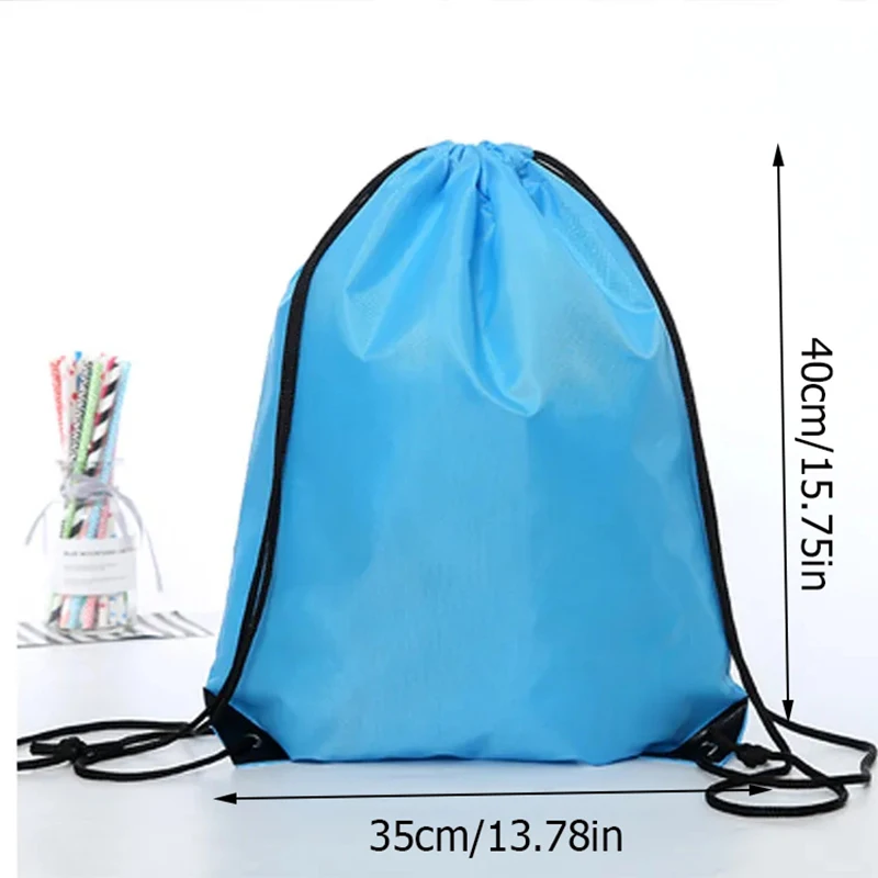 Waterproof Sport Gym Bag Drawstring Sack Sport Fitness Travel Outdoor Backpack Shopping Bags Swimming Basketball Yoga Bags
