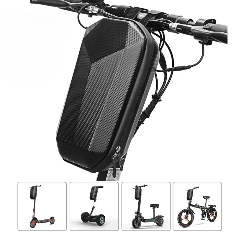 

Bicycle headset hard shell bag EVA waterproof wear electric scooter hanging bag folding balance bike handlebar head bag