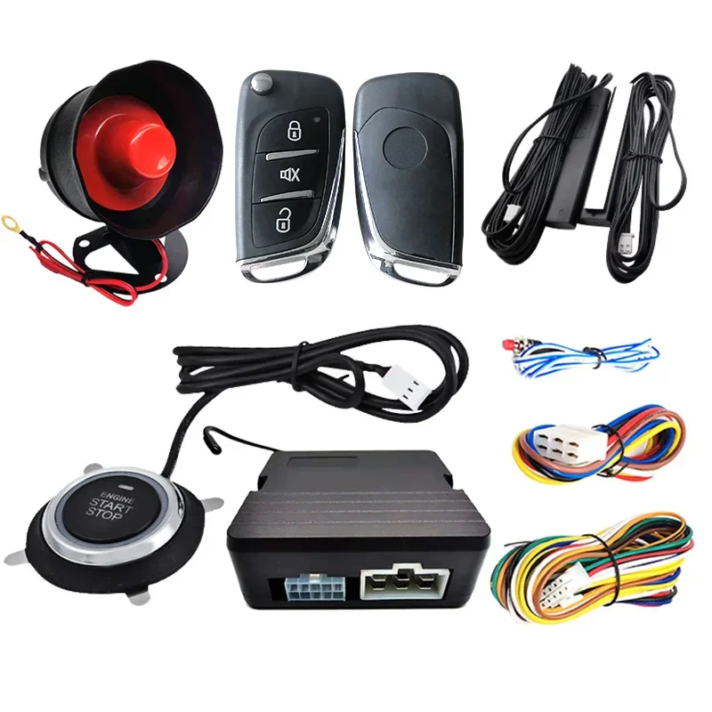 

25 Car one-click start system Keyless entry Modified remote control Remote anti-theft device One-click start PKE with turn signa
