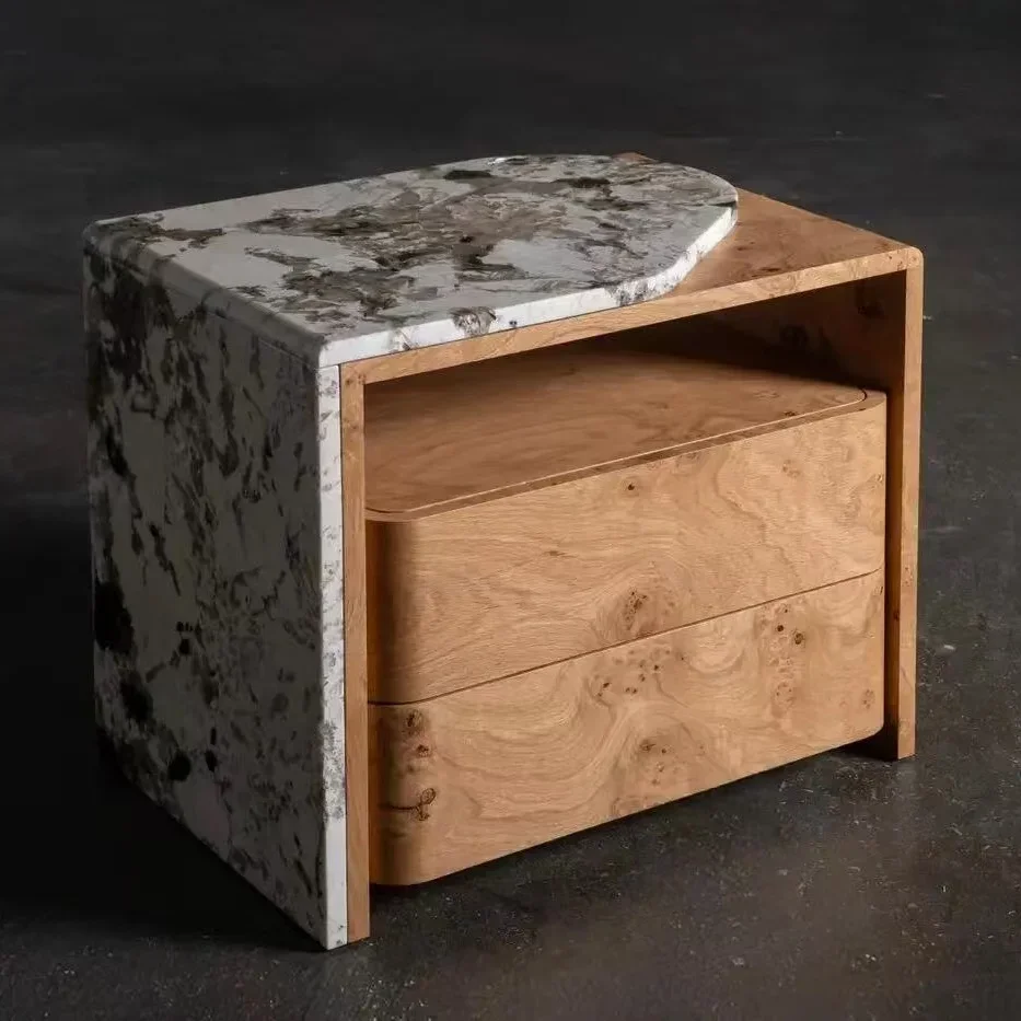 

Прикроватная тумбочка для спальни, мобильная, в скандинавском стиле, с ящиками, роскошная, для хранения, модная, органайзер, мебель для дома