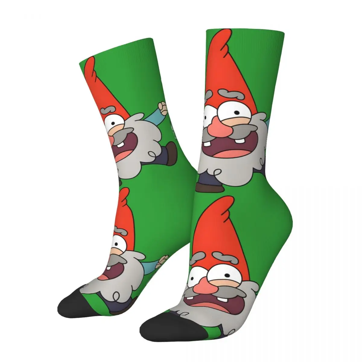 Crazy compression Shmebulock Sr Sock for Men Vintage Gnome Quality Pattern Crew Sock Casual