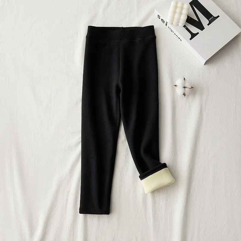 Girls Thermal Leggings Fleece Lined Winter Tights Warm Soft Pants for Toddlers Kids Cute Baby Girl Thick Cold Weather Outfit