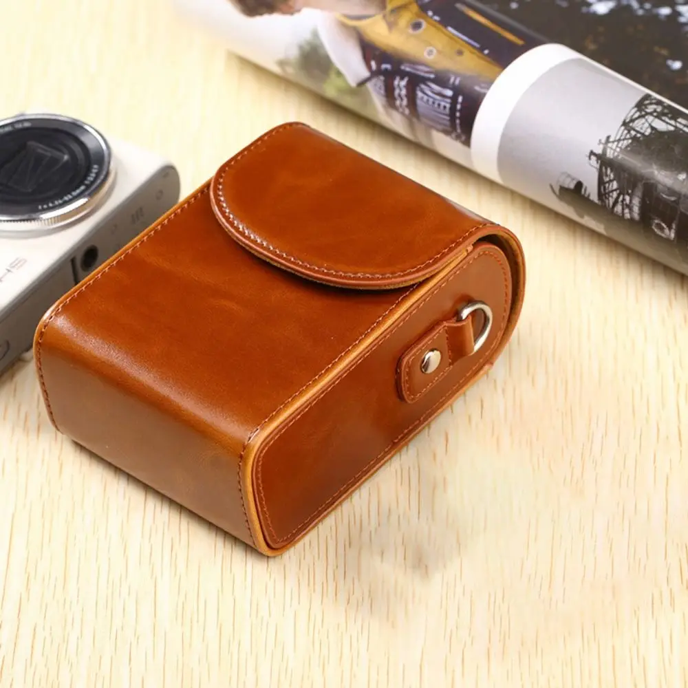 Adjustable Strap Camera Case Leather Shockproof Photography Pouch for Canon G9X G7X SX710 SX700 SX720 For SONY RX100 HX90 HX50