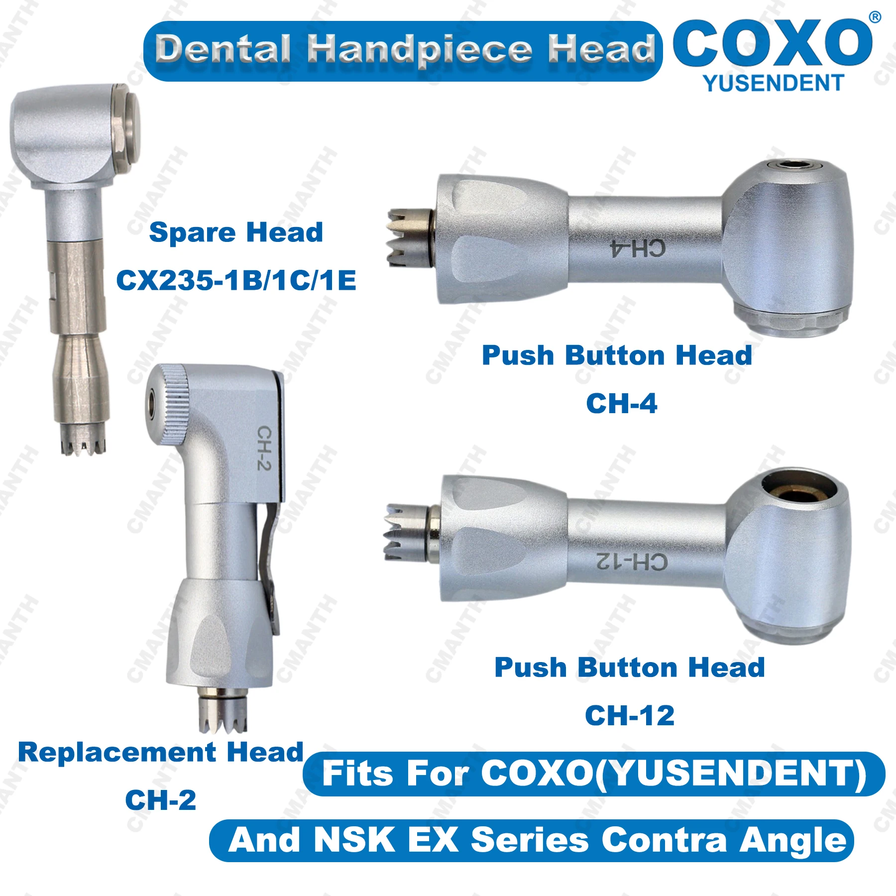 

Запасная насадка COXO для стоматологического наконечника (контра-угловая) с кнопочным/защелкивающимся креплением, совместимая с NSK, для низкоскоростных наконечников, аксессуары для стоматологических лабораторий