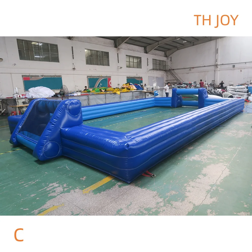 Champ de football gonflable terrain de football terrain de sport Arena terrain de football gonflable commercial en PVC
