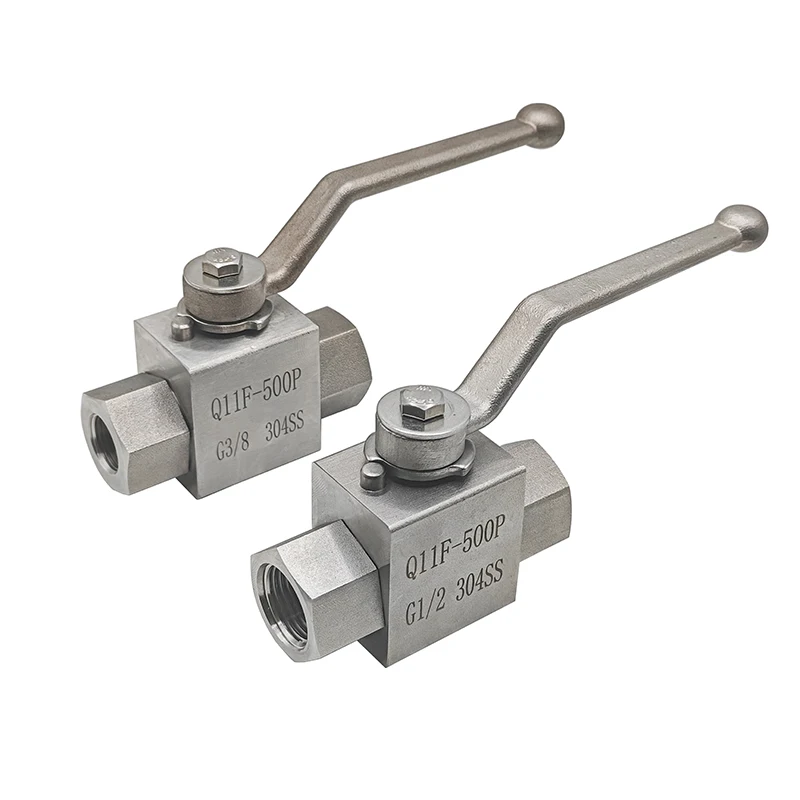 1/4 "3/4" 3/8 "1/2" 1 "2" Hochdruck 2-Wege-Kugelhahn 3/4/316l Edelstahl Innengewinde Hydraulik schalter Wasser – Detail 3