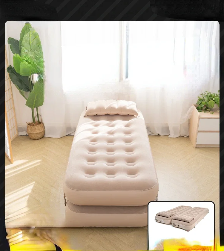 Inflatable mattress, automatic tent, outdoor camping, household floor, bed, sleeping mat, thickened inflatable sofa