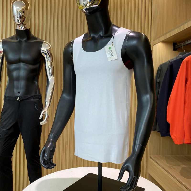 

Sl Modal Blend Summer Men's Color Soft Skin-Friendly Svel Vest Trendy Base Layer Tank Top for Sports