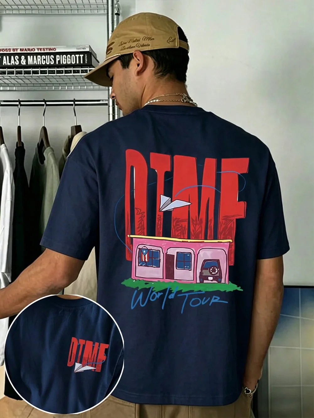 Rapper Bad Bunny T Shirt Debi Tirar Mas Fotos DTMF Album Merch T-shirt Men Women Clothing Fashion Hip Hop T-shirts Streetwear