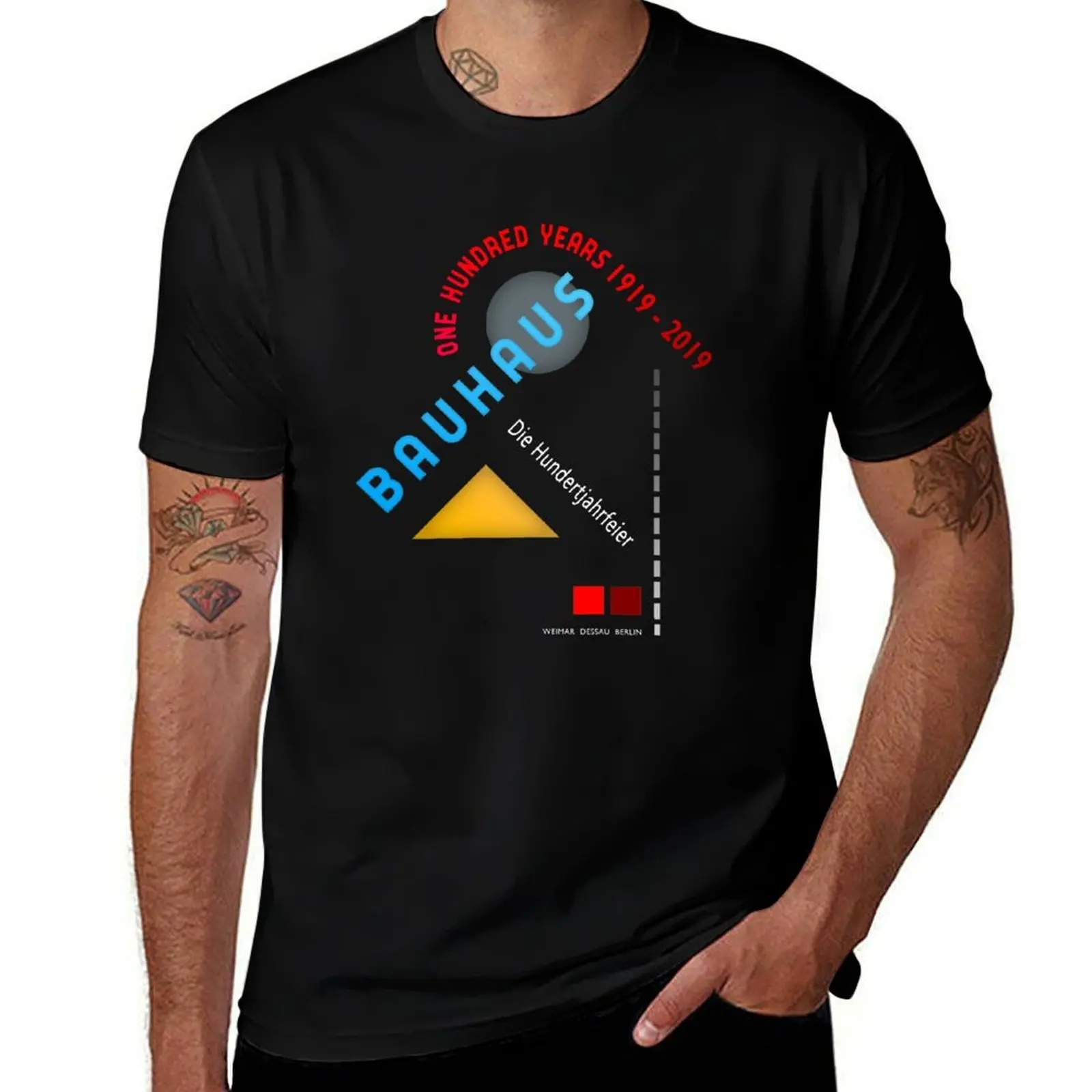 

Bauhaus 100 Years T-Shirt graphic t shirts for man essential t shirt T-Shirt