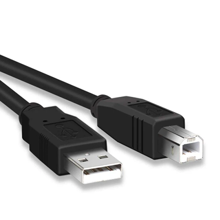 USB 2.0 Printer Cable USB A Male to USB B Male Foil+Braided(inside) Shielded 1.5m 3m 5m