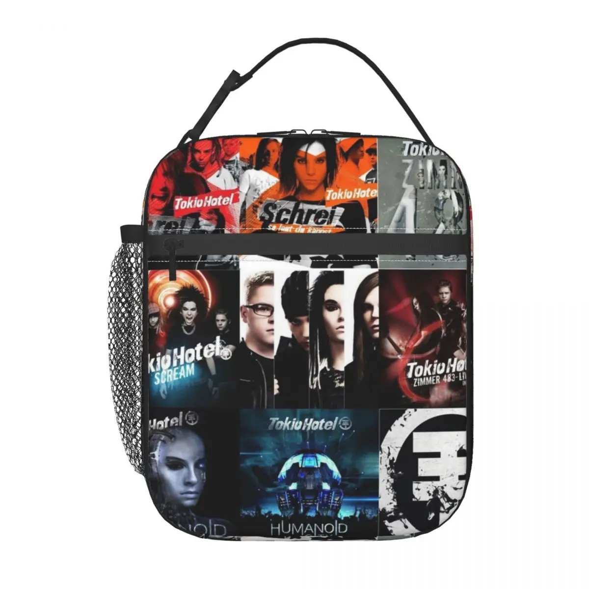 Tokio Hotel Band Rock Music Merch Insulated Lunch Bag For Work Food Container Portable Cooler Thermal Lunch Box