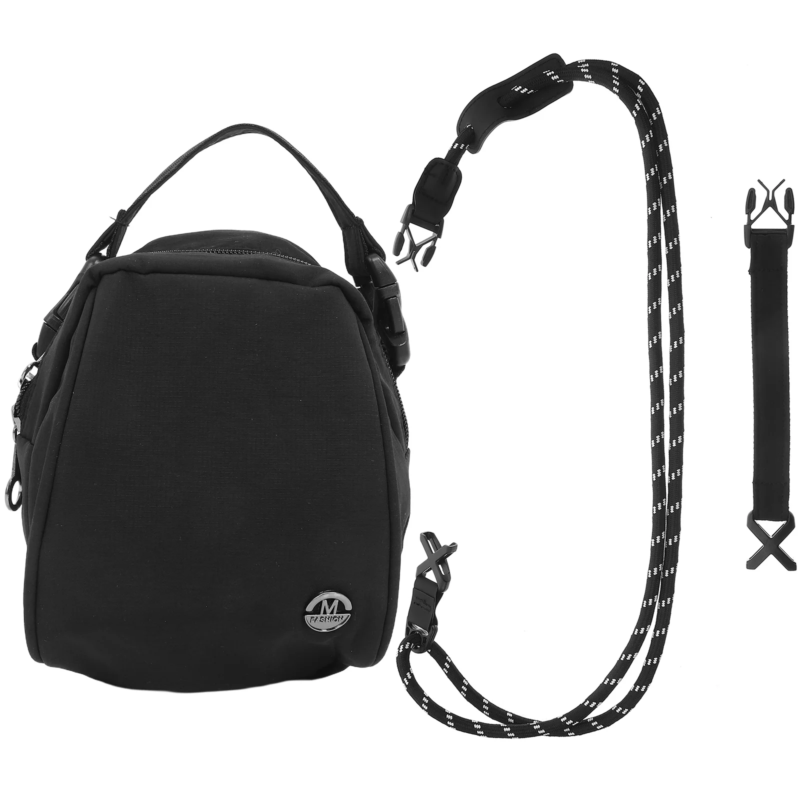 Lightweight Black Shoulder Purse Minimalist Crossbody Sling Bag For Men Women Small Fashion Phone Purse For Daily Leisure