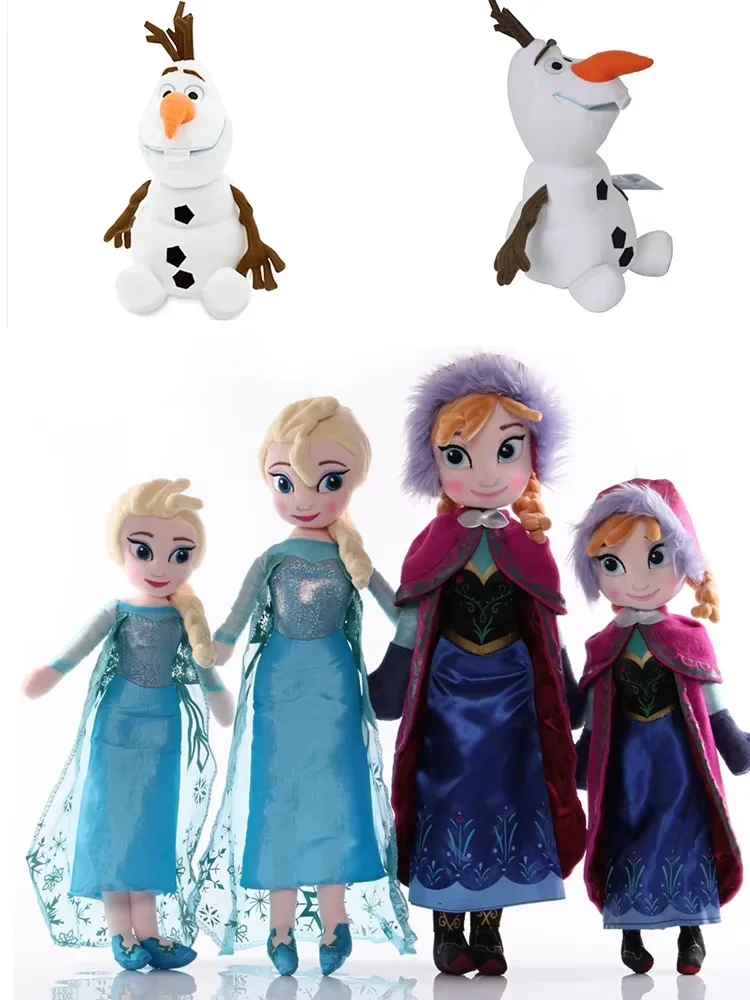 De Populaire Animatiefilm Frozen 30-50CM Pluche Poppen Anna Prinses Elsa Pop Voor Kinderen Meisjes Verjaardag kerstcadeaus - afbeelding 2