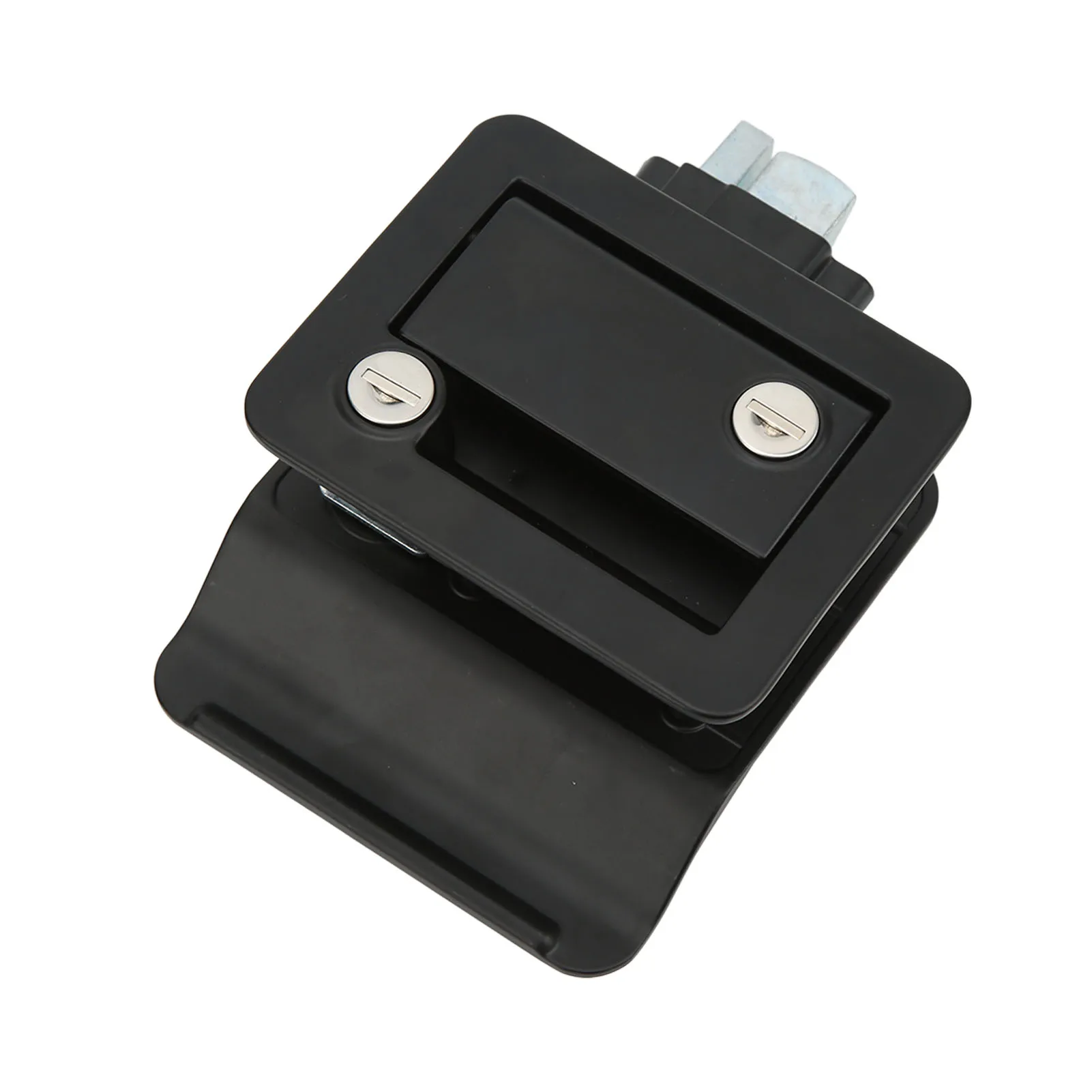 

Замок входной двери на колесах (защитная защелка, встроенный засов, алюминиевый сплав, черный) для кемпера, туристического прицепа, дома на колесах — прочный