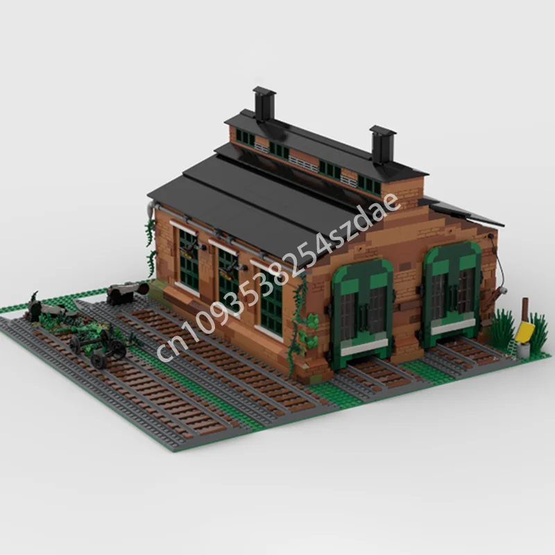 2585 elementów MOC Niezmontowany budyń kolejowy Klocki Konstrukcyjne Kolekcjonerski Model dla Dzieci Zabawka Konstrukcyjna Prezent na Boże Narodzenie