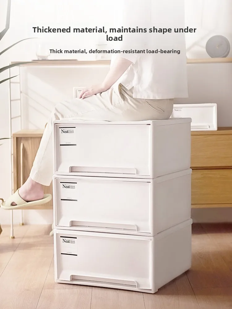 

Thiened пластиковый прозрачный ящик для хранения, шкаф для домашнего использования, комбинированный шкаф для хранения, органайзер для одежды