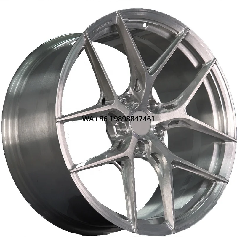 

New Custom Passenger Car Wheels 16-24 Inch 5x114.3 5x112 5x120 Silver Polishing Alloy Forged Concave Rims for F30 E90 E60 X5