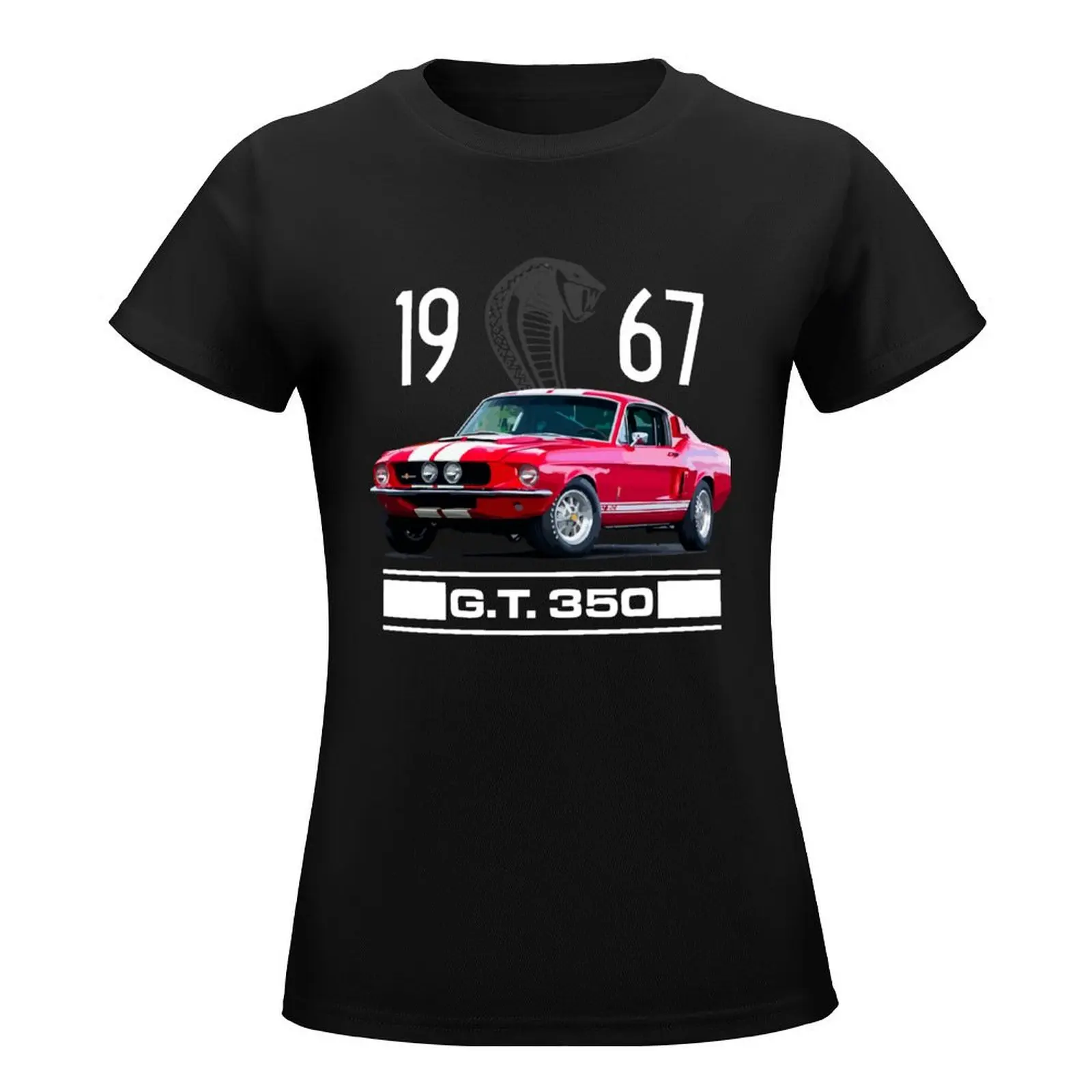 1967 Shelby GT350 Mustang Fastback Collector Car Gift T-Shirt animal prinfor blacks lady clothes Top Women