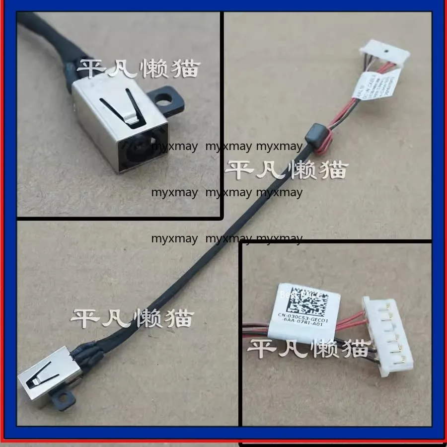 

Новый кабель питания постоянного тока для Dell Inspiron 3458 3459, разъем для зарядки интерфейса питания 030C53